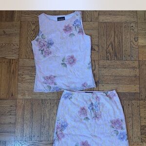 Floral Skirt Set
